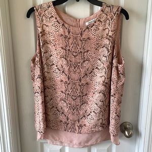 Rose + Olive dressy tank top- XLarge